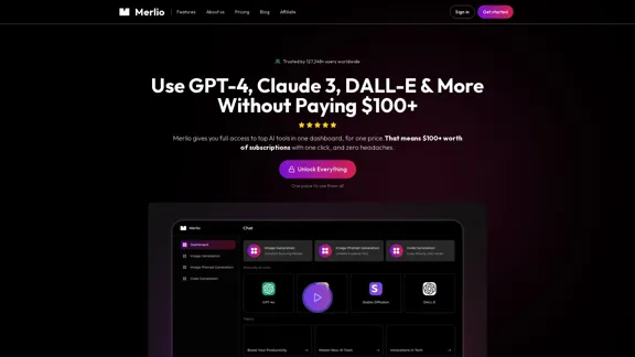 Merlio - Your Comprehensive AI Helper