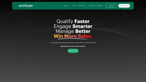 Wurkzen | Create Advanced AI Sales Teams