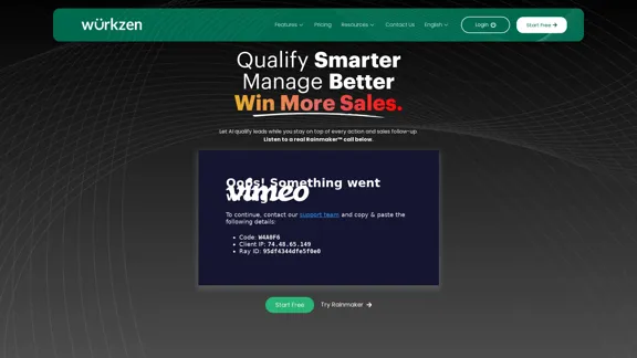 Wurkzen | Create Advanced AI Sales Teams