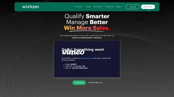 Wurkzen | Create Advanced AI Sales Teams