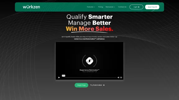 Wurkzen | Create Advanced AI Sales Teams