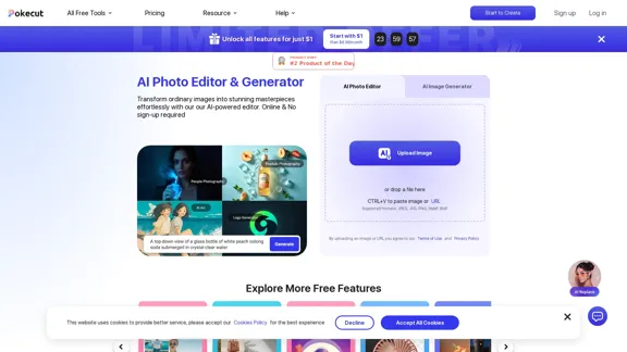 Free AI Photo Editor: Edit and Create Images Online