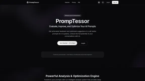 PrompTessor - Assess, Enhance, and Optimize Your AI Prompts