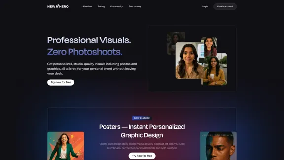 NewHero — Create AI Images Using Your Face