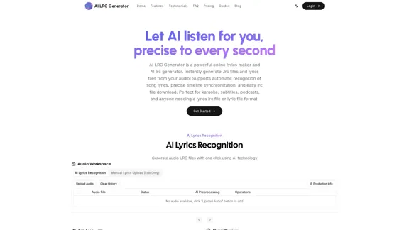 Gerador de LRC de IA – O Gerador Definitivo de Arquivos LRC e Arquivos de Letras