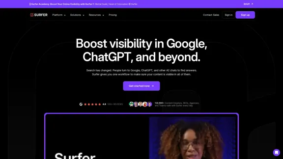 Surfer | Platform for Optimizing SEO Content