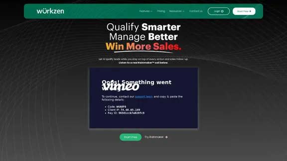 Wurkzen | Create Advanced AI Sales Teams