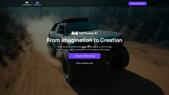 ToMoviee AI – あなたのオールインワンAIクリエイティブスタジオ
