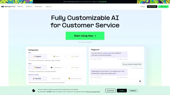 CoSupport AI | 全方位人工智慧客服解決方案