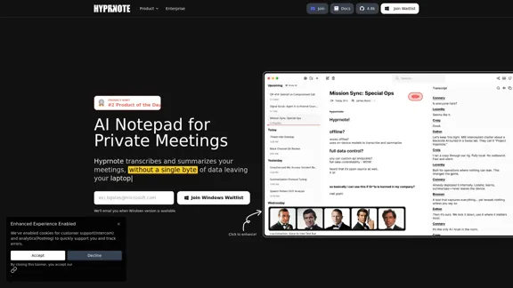 Hyprnote: 安全な会議のためのプライベートでローカルファーストなAIノートテイカー