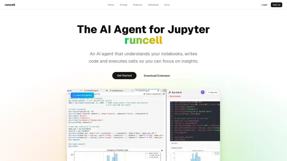 #1 Jupyter AI Agent - Runcell