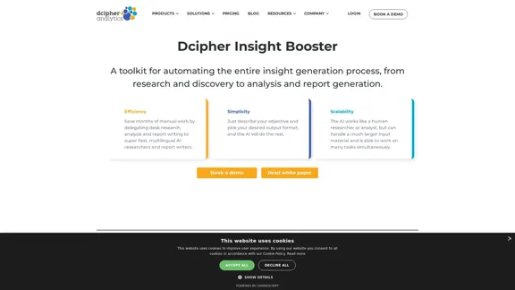 Dcipher Analytics | Insight Enhancer