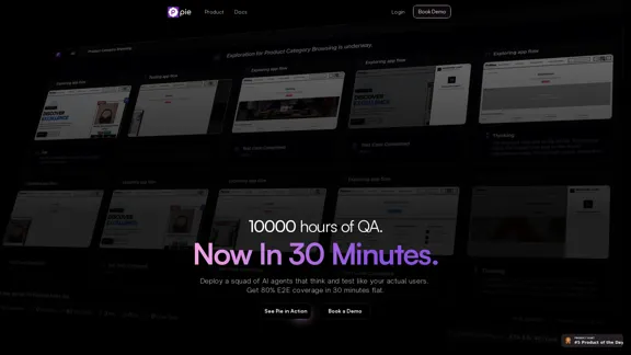 Pie - Autonomous QA that tests like a human