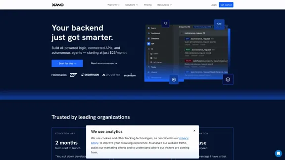 Der skalierbare No-Code-Backend: Xano