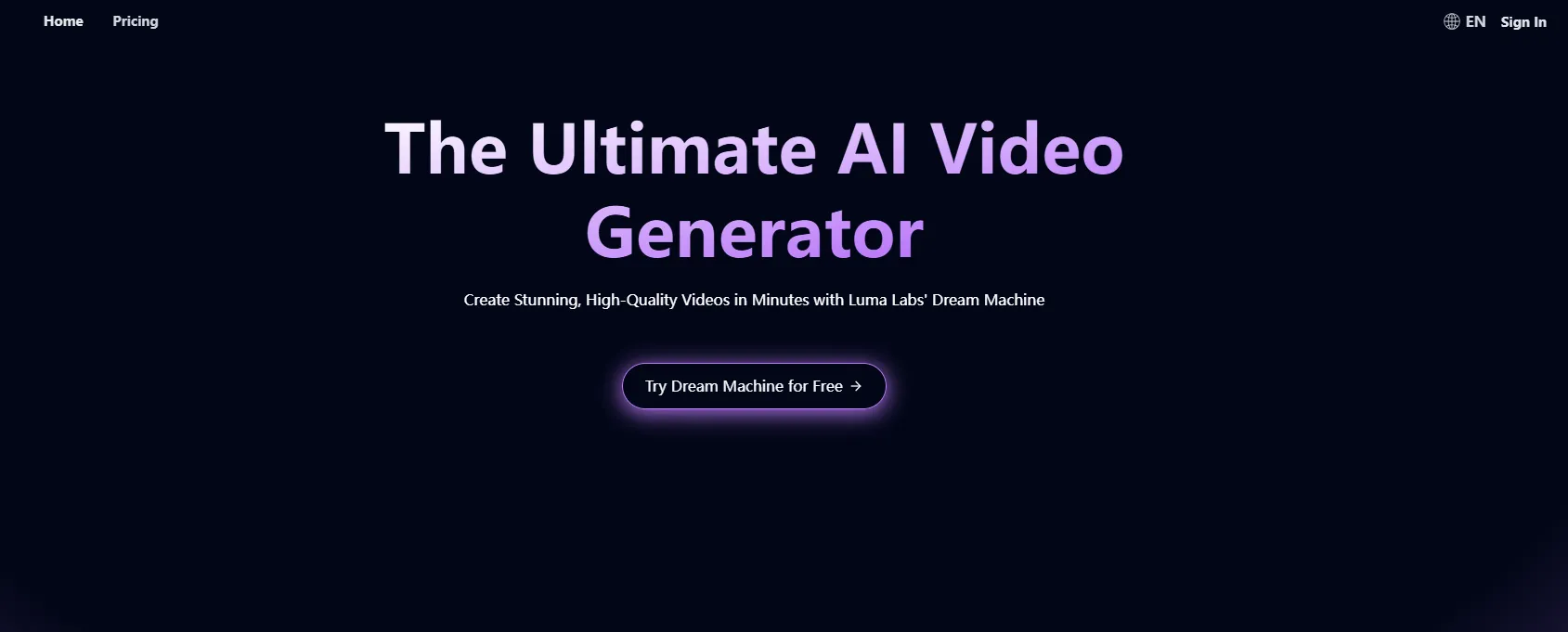 Luma AI Video Generator: LunaAI's Dream Machine